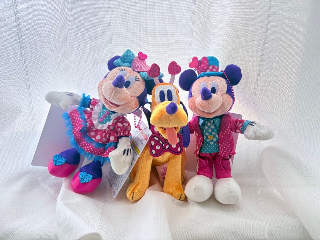 パルパルーザ ミニーのファンダーランド ぬいぐるみバッジ プルート ミッキー