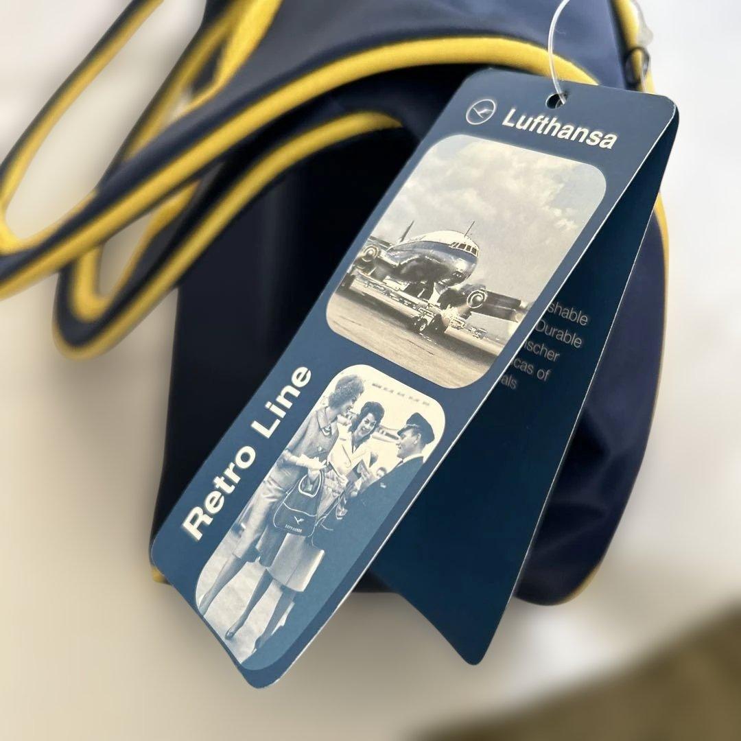 ドイツルフトハンザ航空　ナイロンバックとTシャツ　セット　@未使用タグ付