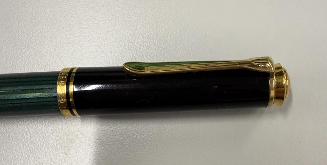 【GANONさま専用】ペリカン・スーベレーン 万年筆 M800 緑縞 Fニブ