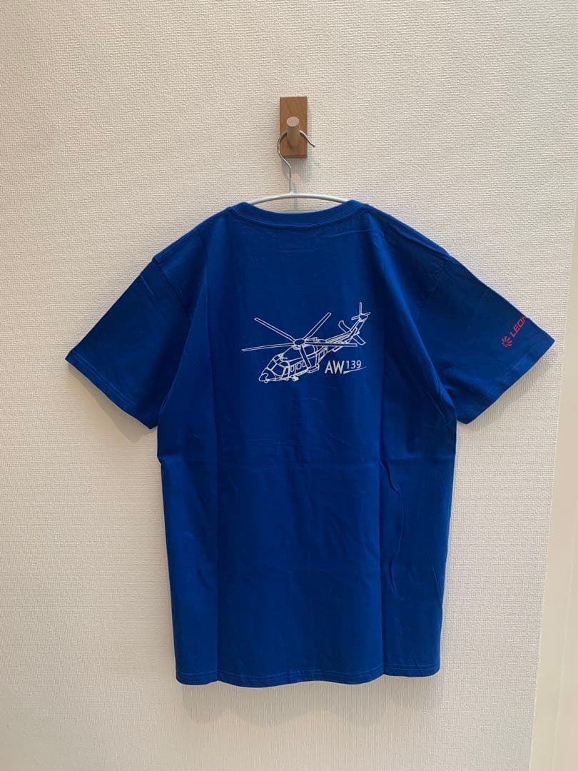 Leonardo Helicopter AW139 Tシャツ Lサイズ 青　他