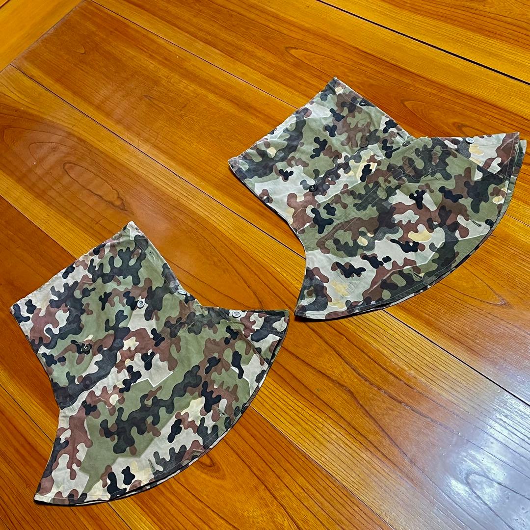 希少 西ドイツ軍 アメーバカモ リバーシブル パップテント 軍幕 キャンプ