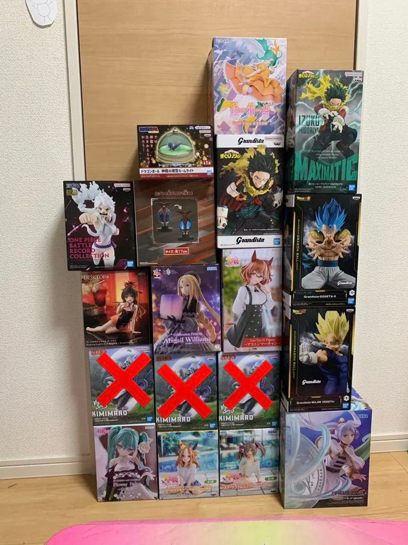 ヒロアカ　ワンピース　ドラゴンボール　ナルト　その他　フィギュア　18点