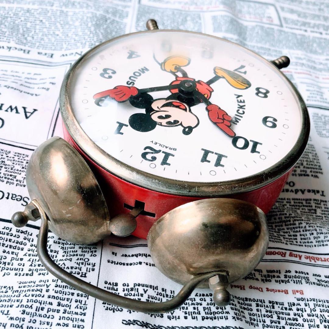 #3753【超可愛い】ミッキーマウス 目覚まし時計 ディズニー バラッドリー