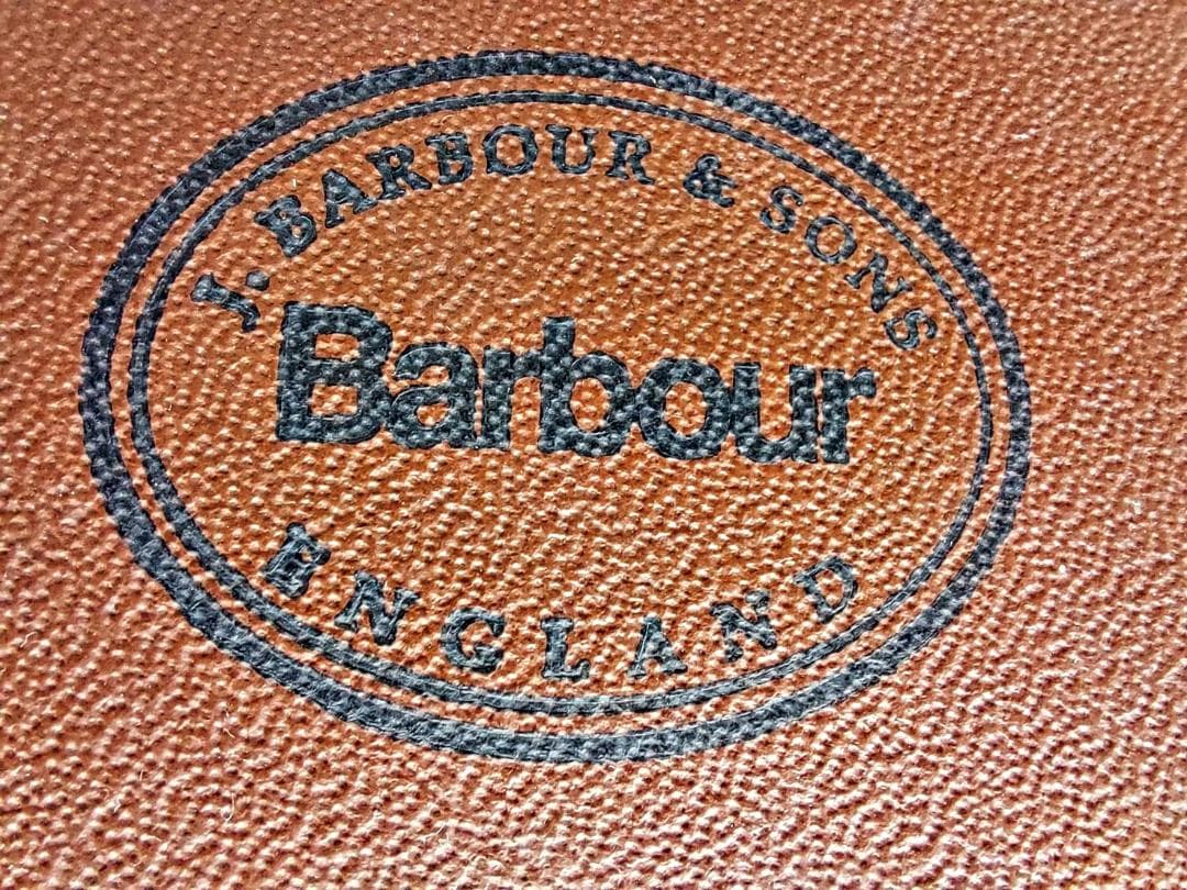 イギリス 英国 バブアー フライワレット 革製とスプーンルアー15個のセット