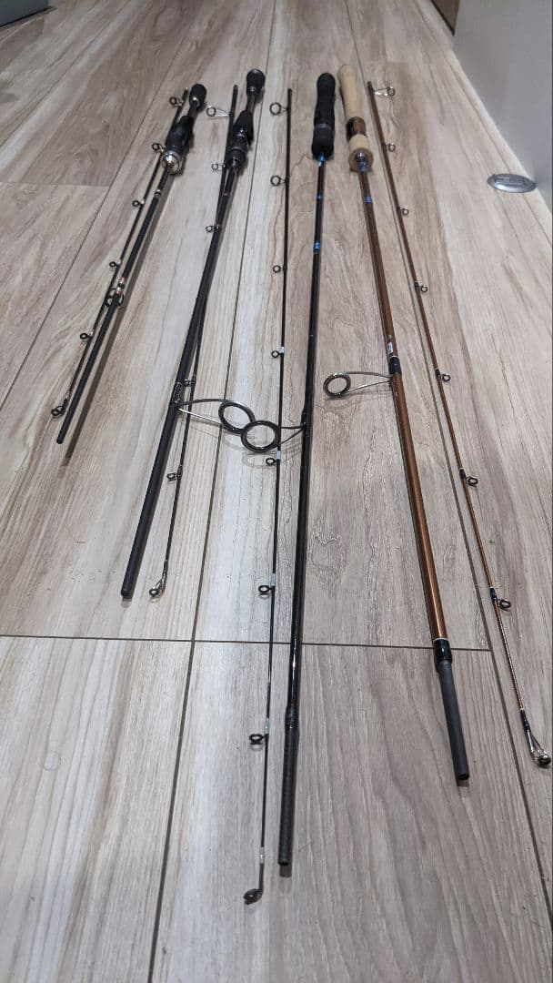 バラ売りなし トラウト バス ロッド セット