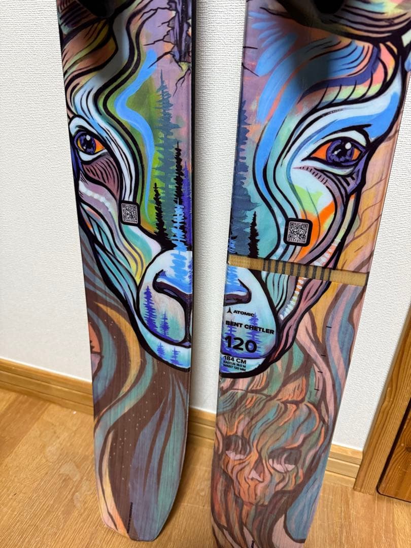パウダースキー板　ATOMIC BENT 120 184cm