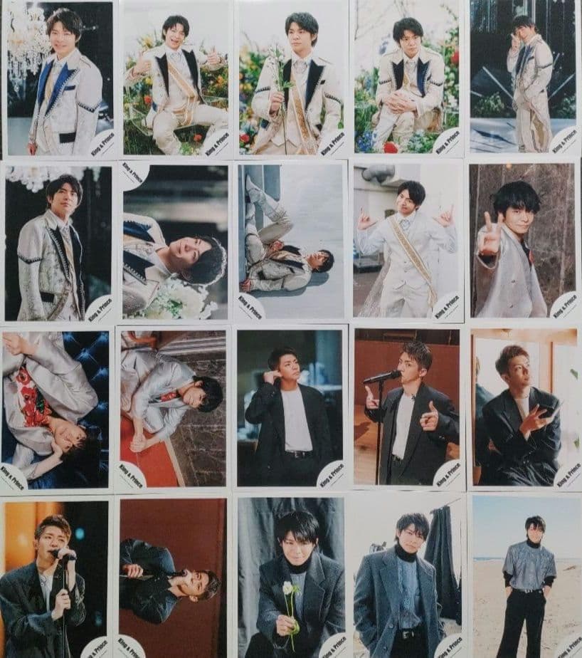 岸優太 King&Prince キンプリ 公式写真 ① Jロゴ ソロ 混合