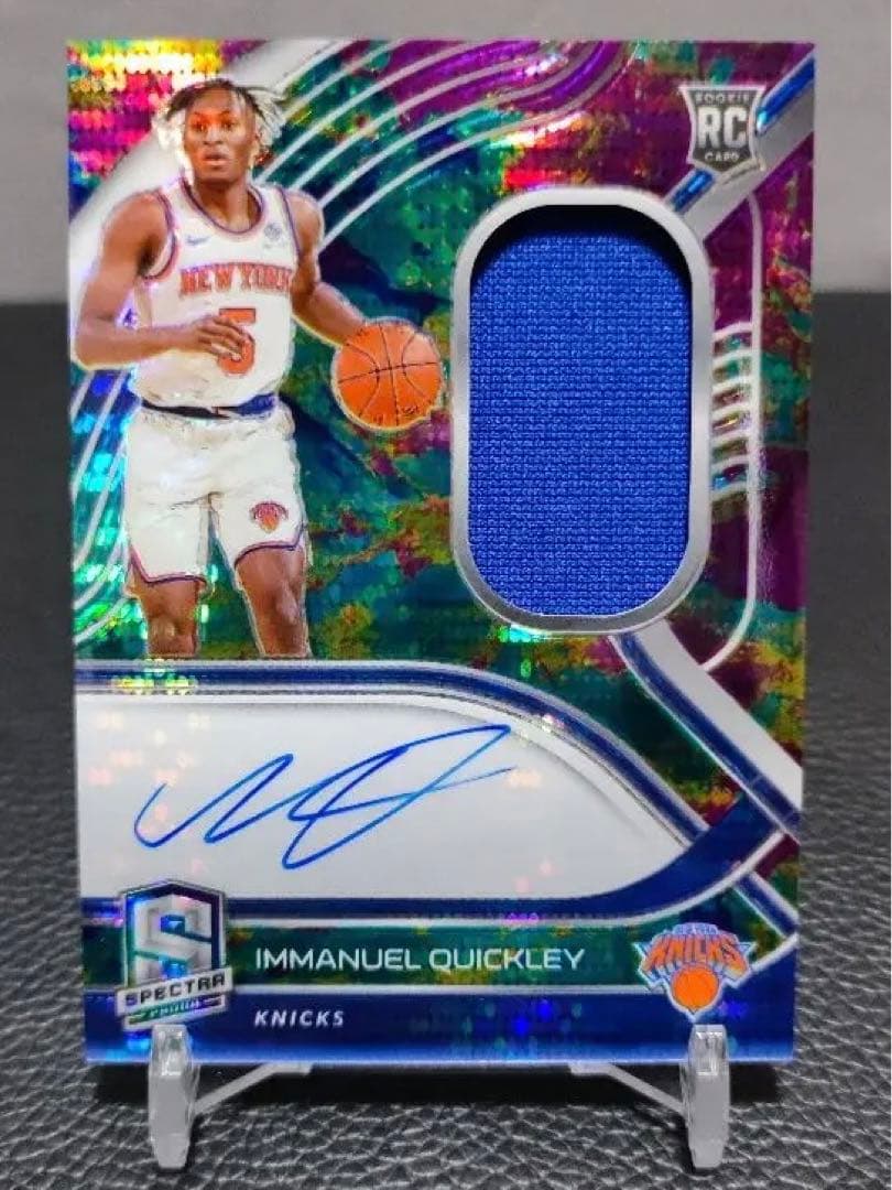 NBAカード イマニュエル・クイックリー　ルーキー　ジャージーサイン