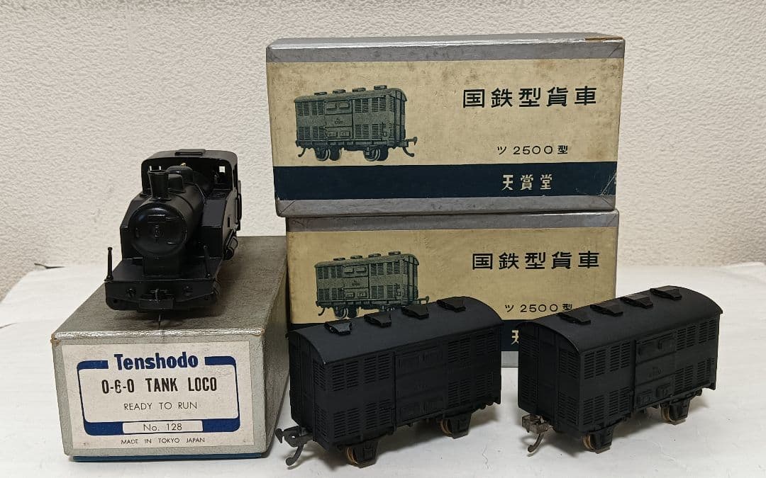 HOゲージ 天賞堂 Ｃタンクロコ＋ツ2500、2両、現状品、走行します。
