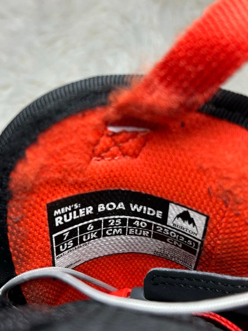 Burton Ruler BOA スノボ　メンズ　スノーボードブーツ 25cm