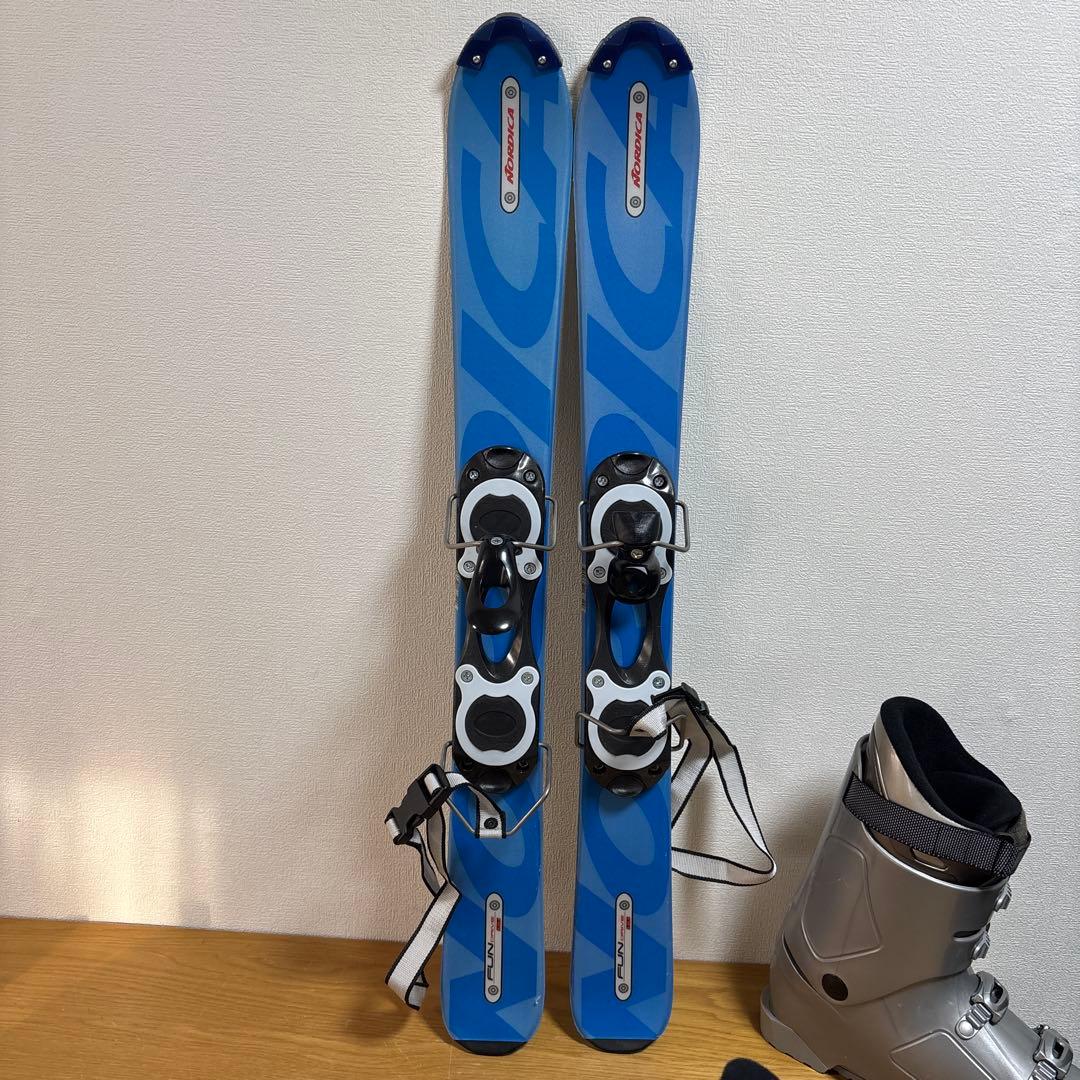メンズショートスキーセット　ファンスキー　　Nordica 28-28.5ｃｍ