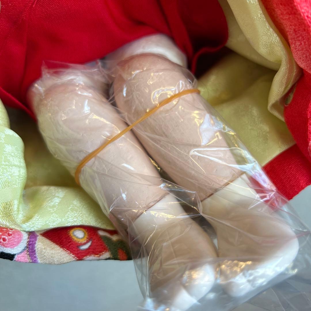 【新品】市松人形　手足を自由に動かせる　座り