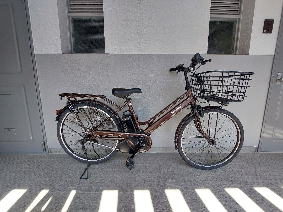 パナソニック 電動アシスト自転車 ティモS／内装3段／サドル新品／充電器付