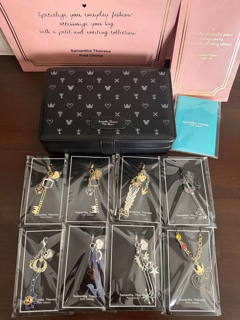 サマンサタバサ キングダムハーツ チャーム全種類セット 新品未使用