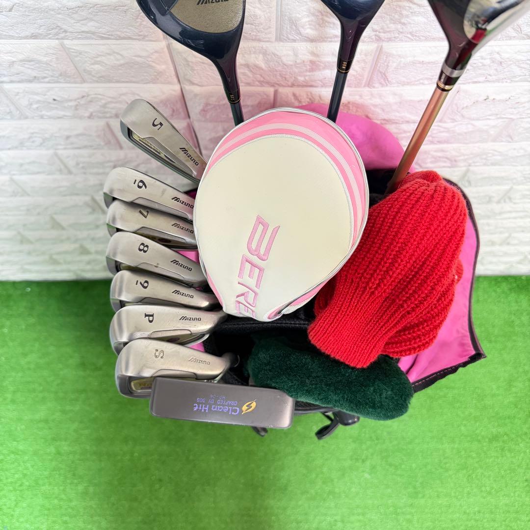 ゴルフセット　初心者応援　豪華　レディース　Mizuno HONMA すぐ使える