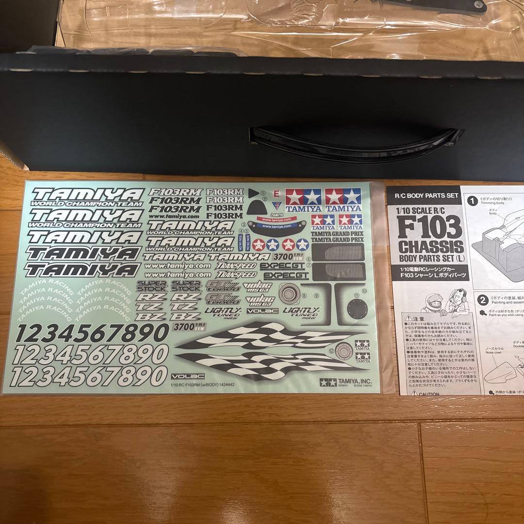 3*b様 Tamiya F103RM 1/10スケール未組立キット不足パーツあり
