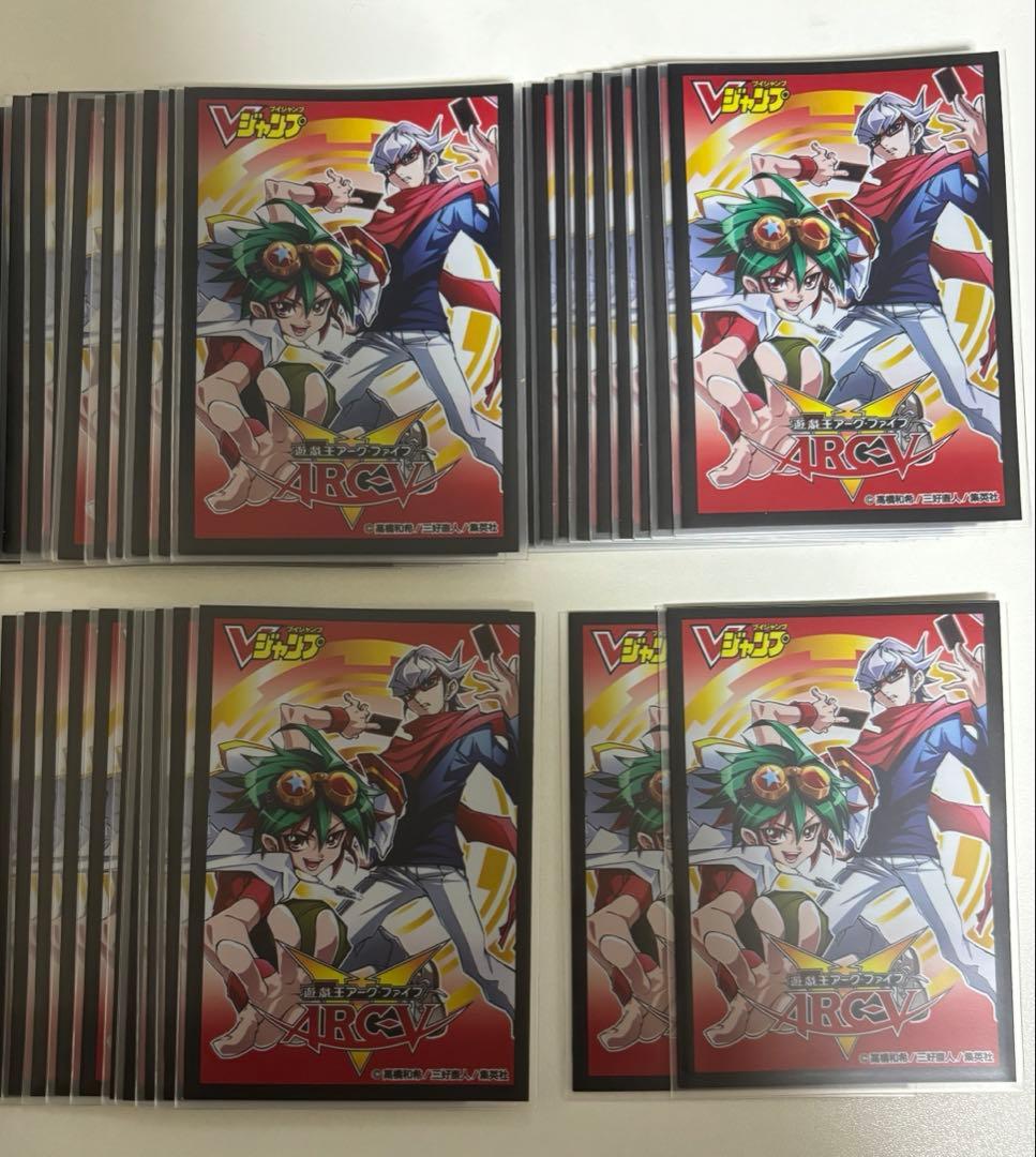 ガガガ学園 Vジャンプ 遊矢 赤馬 零児 スリーブ 72枚