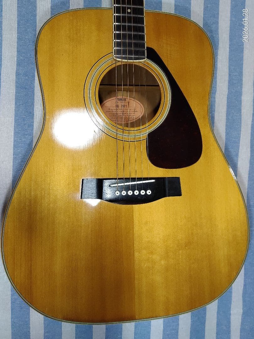 YAMAHAジャパンヴィンテージアコースティックギターFG-201古い割には美品