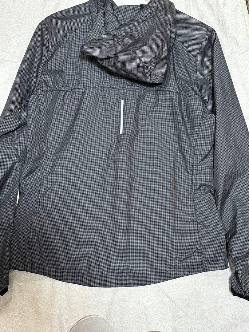 Nike フード付きジャケット グレー チェック柄