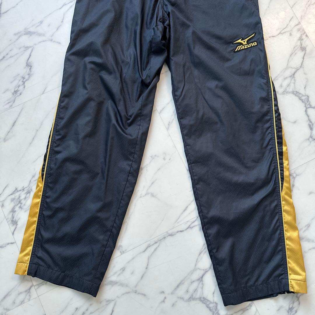 Mizuno Proウインドブレイカー　　上下セット ネイビー/ゴールド