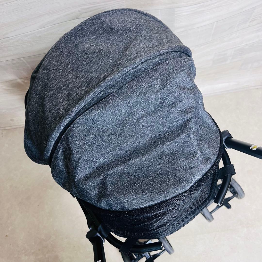 コムペット ミリミリライトα ペットカート 犬用 ブラック