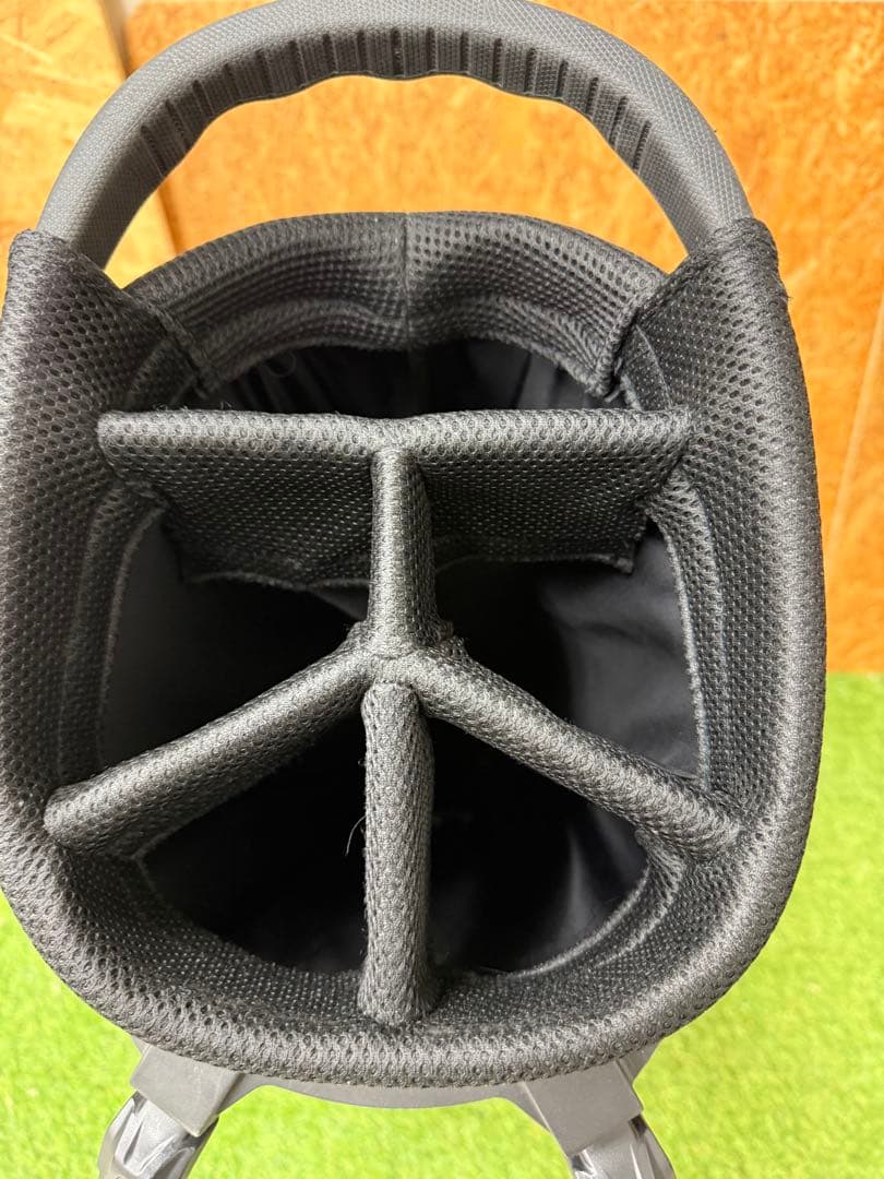 『美品』ブリーフィング　キャディバッグ オレンジ