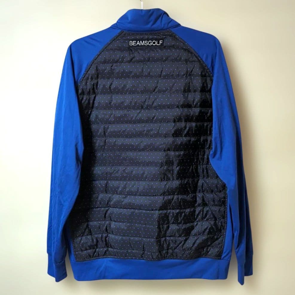 BEAMS GOLF パッカブルドット ダウンブルゾン　L