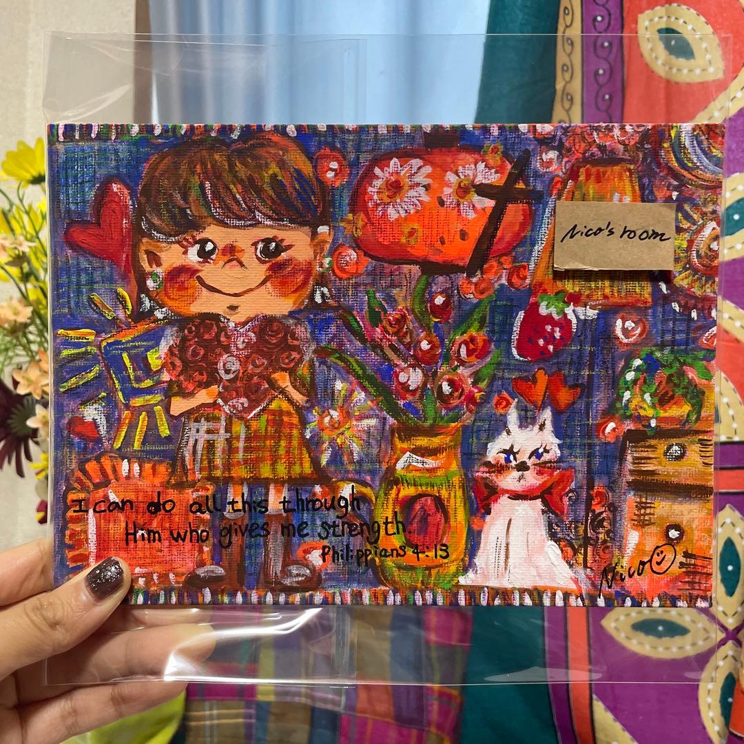 原画　アクリル画