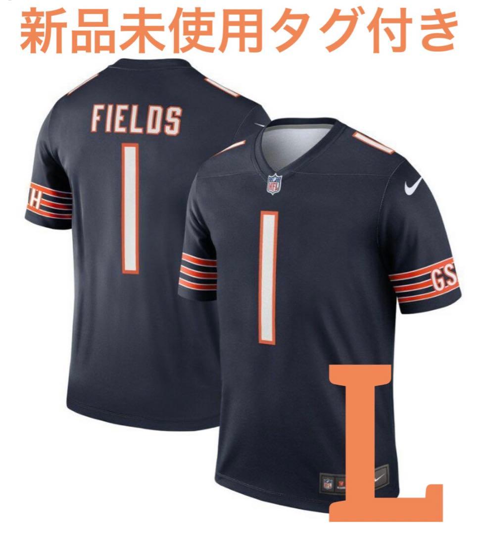 値下げ 新品未使用 NFL L ベアーズ ジャスティンフィールズ ゲームジャージ
