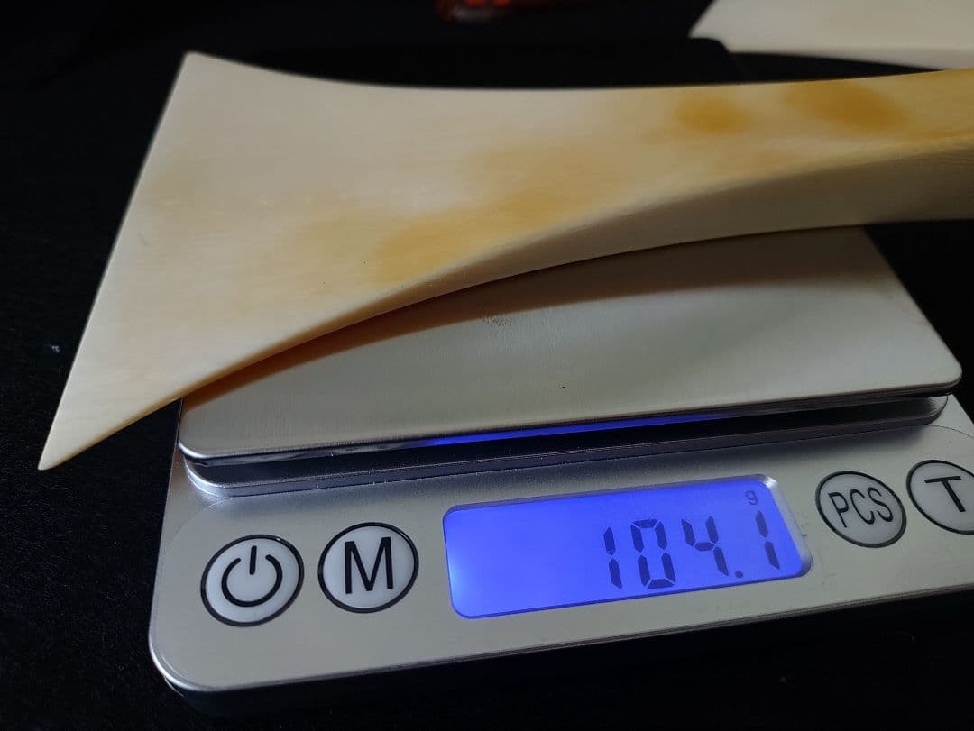 三味線バチ1本　天然素材