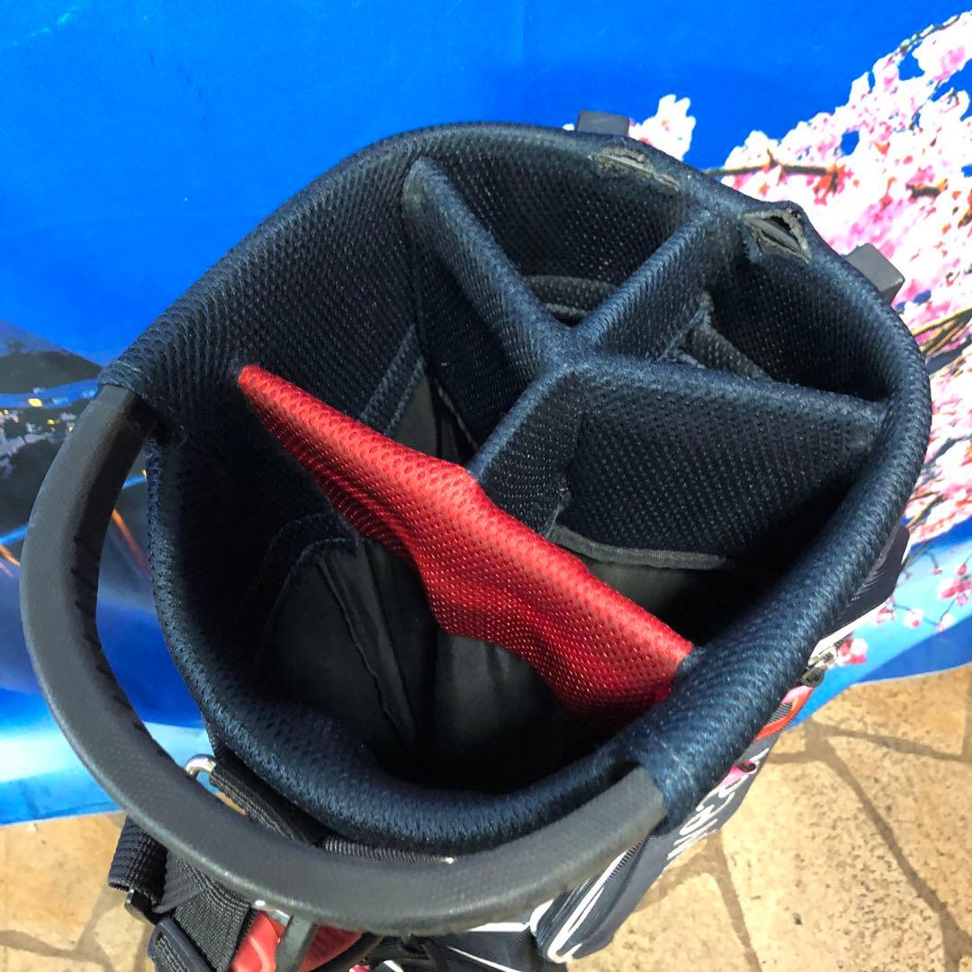 寶BV-1126 マンシングウェア キャディバッグ スタンド式 ブラック