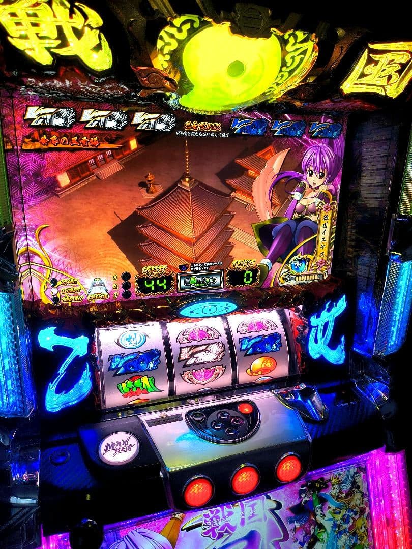 美品　パチスロ　スロット 実機 戦国乙女~TYPE-A~　タイプA+　戦国乙女