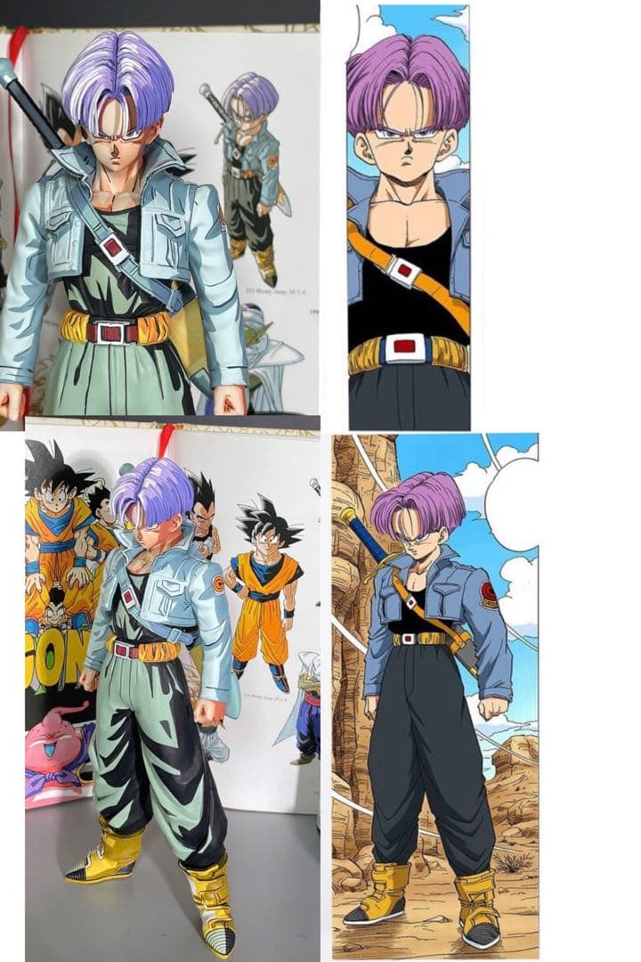 m*8様 ドラゴンボールZ トランクス　カスタム　改修 二次元リペイント　フィギ
