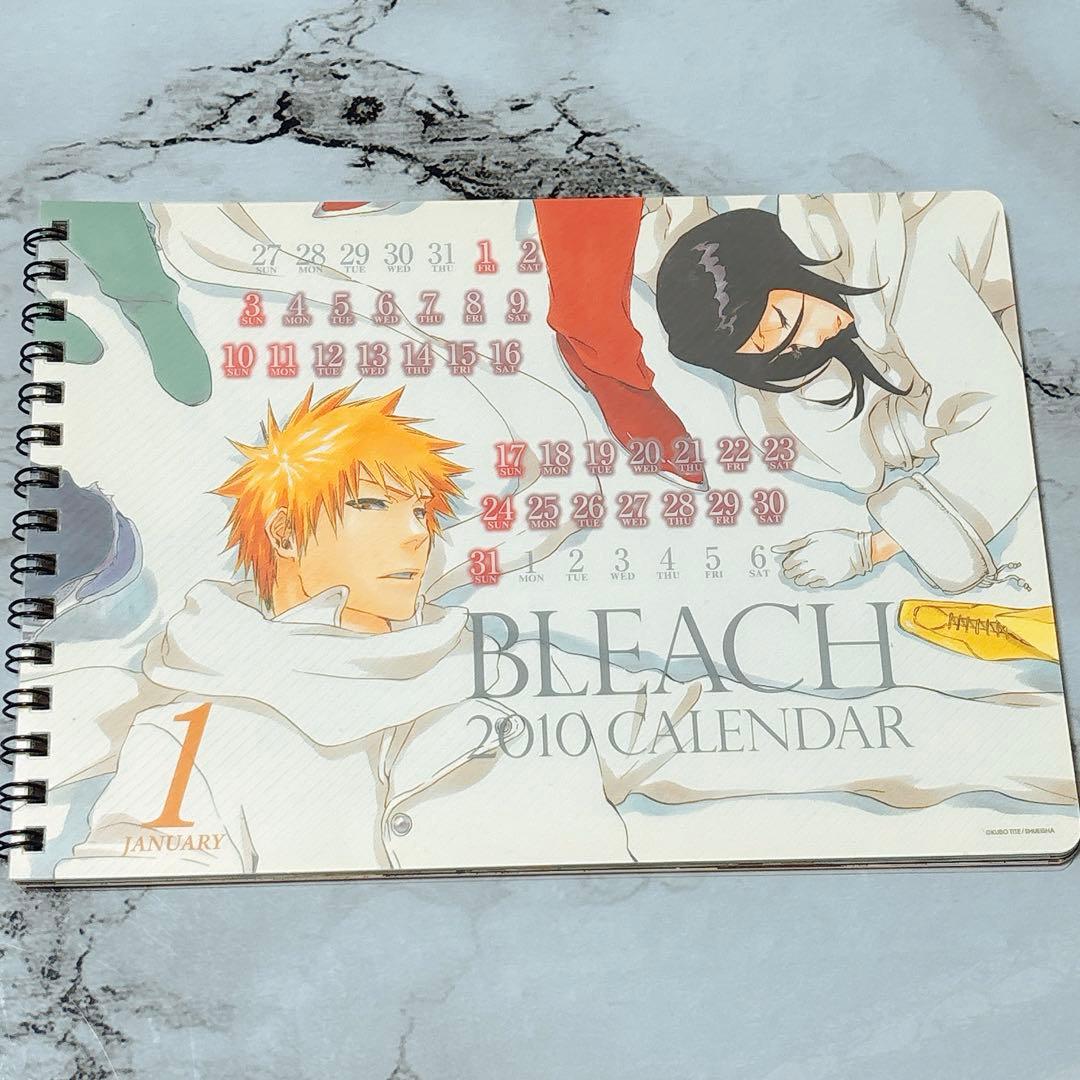 BLEACH 2010年　カレンダー　ステッカー付き