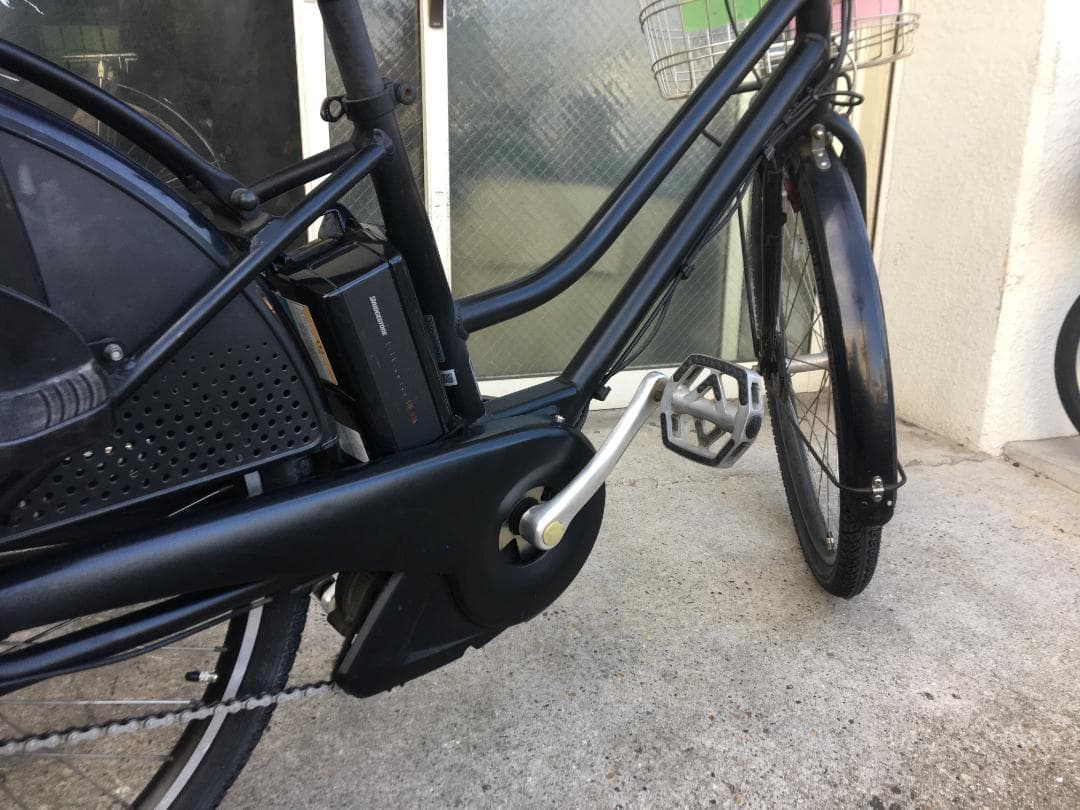 地域限定送料無料　ハイディ　12,3AH　子供乗せ　黒　神戸市　電動自転車