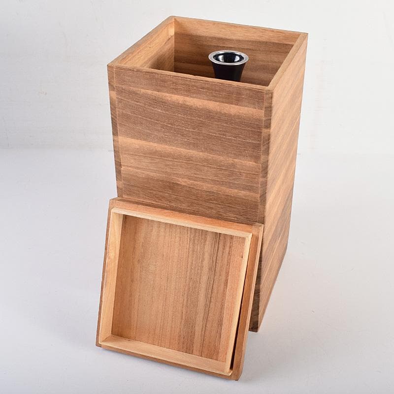 七宝焼　安藤七宝店　純銀刻印　カトレア文　鶴首瓶　台付　共箱　M　R8491B