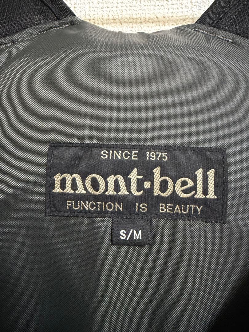 mont-bell ライフジャケット S/M 黒/グレー