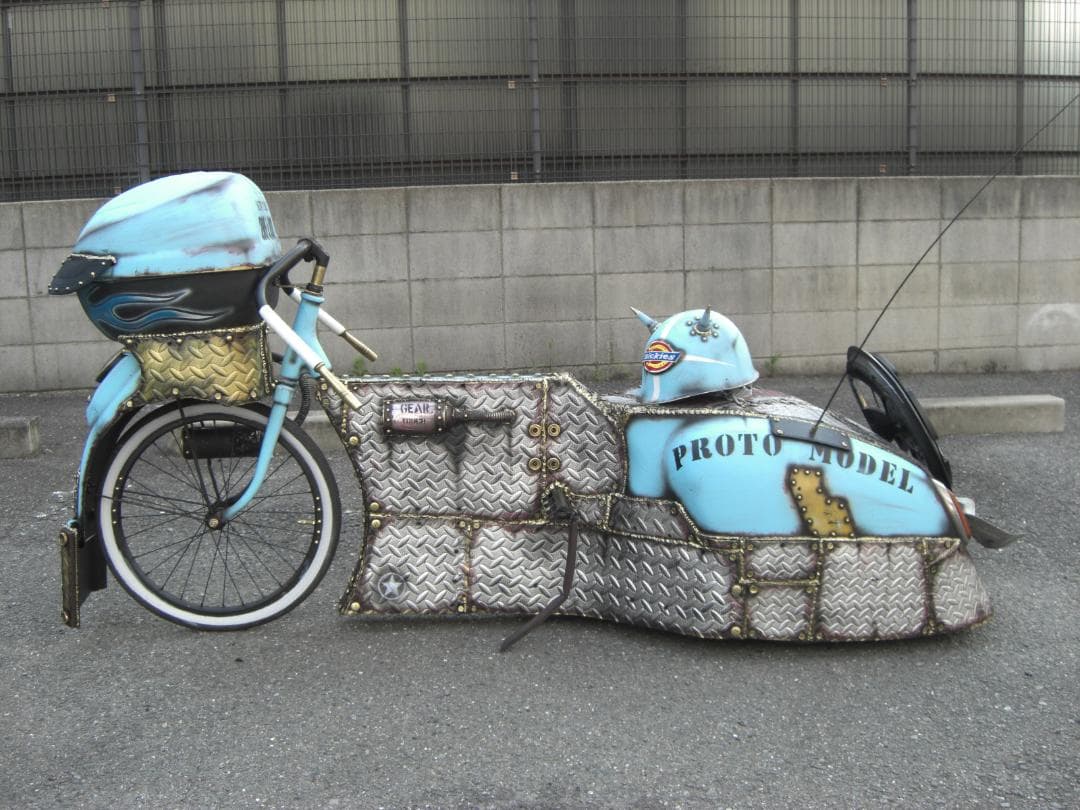 ブリヂストン 三輪車 改造自転車 トライク キックバイク ハーレー