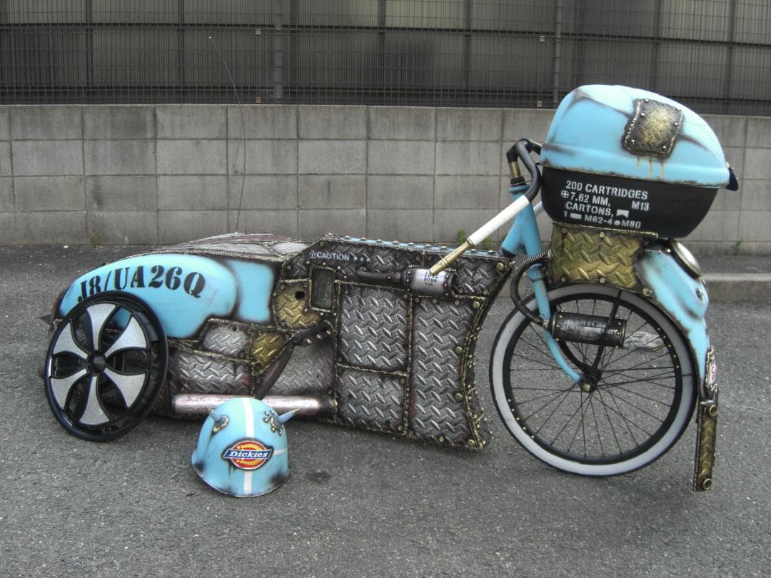 ブリヂストン 三輪車 改造自転車 トライク キックバイク ハーレー