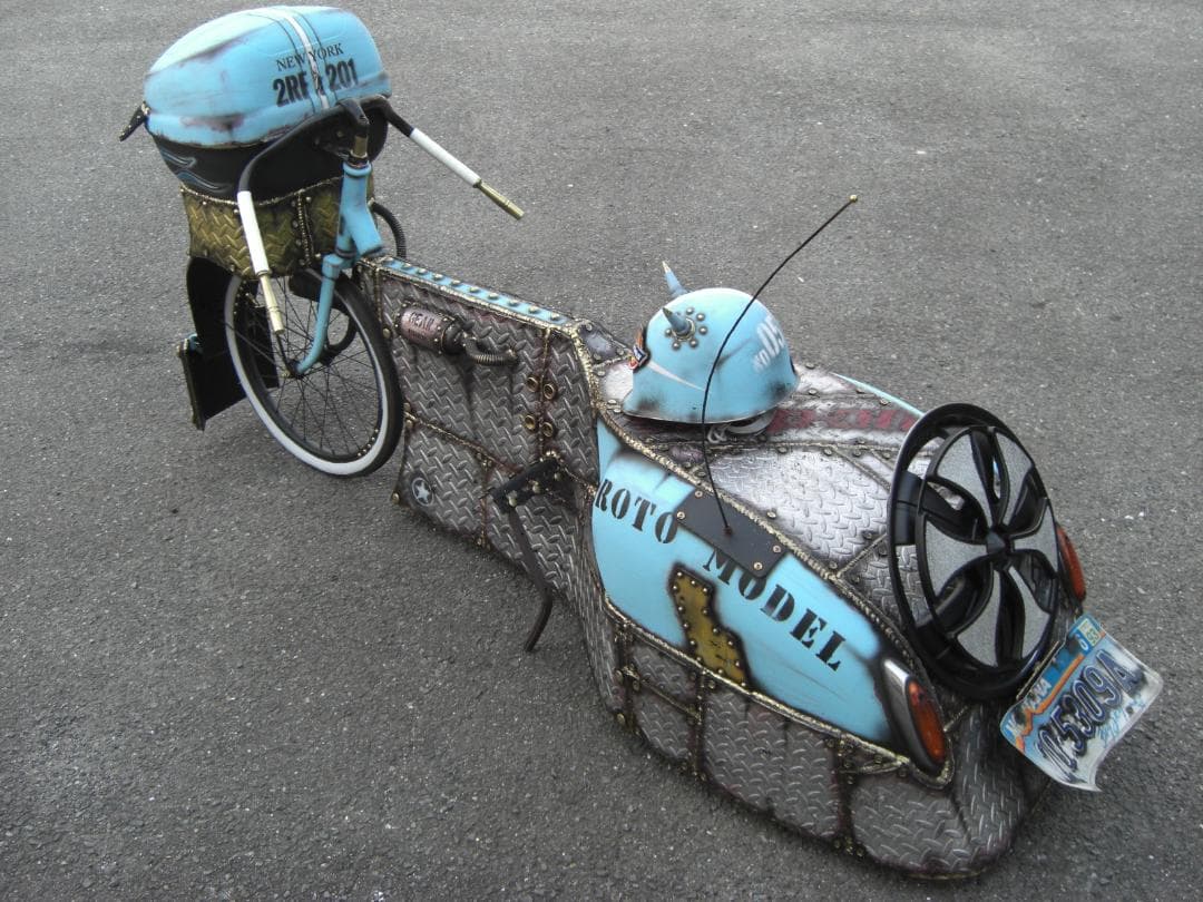 ブリヂストン 三輪車 改造自転車 トライク キックバイク ハーレー