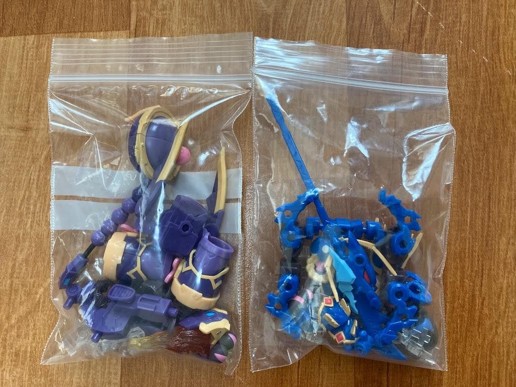 【開封品】デスクトップアーミー　玄武/青龍/白虎/朱雀　組立済4体セット