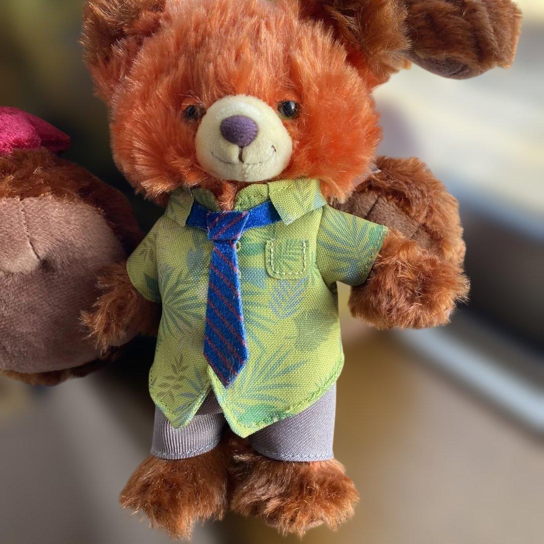 珀*読様 ユニベアシティ ぬいぐるみと　(M) とキーチェーンパウシクル ズート