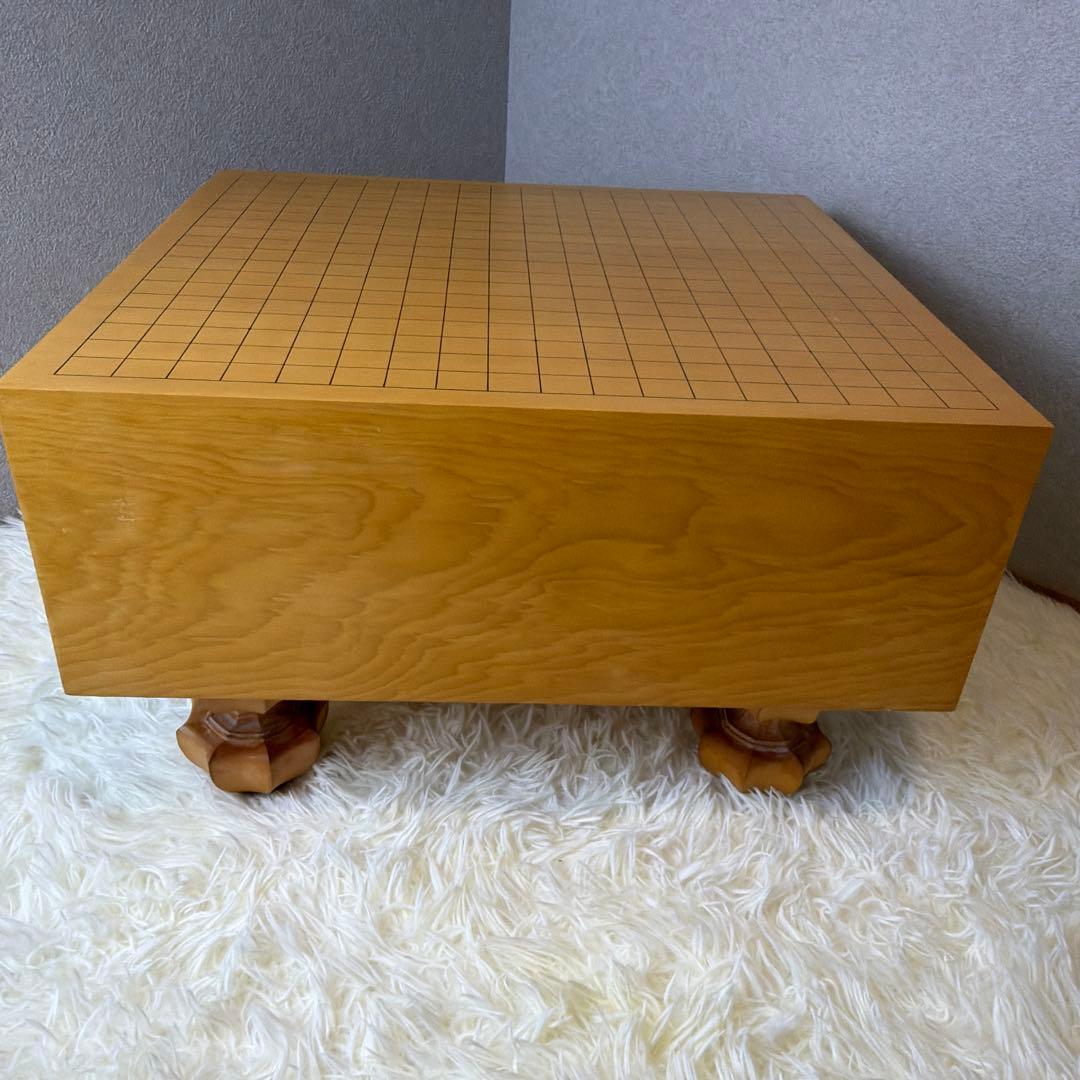 Baimei囲碁盤 本榧 天地柾目 ヘソ・脚付き 特大5.8寸