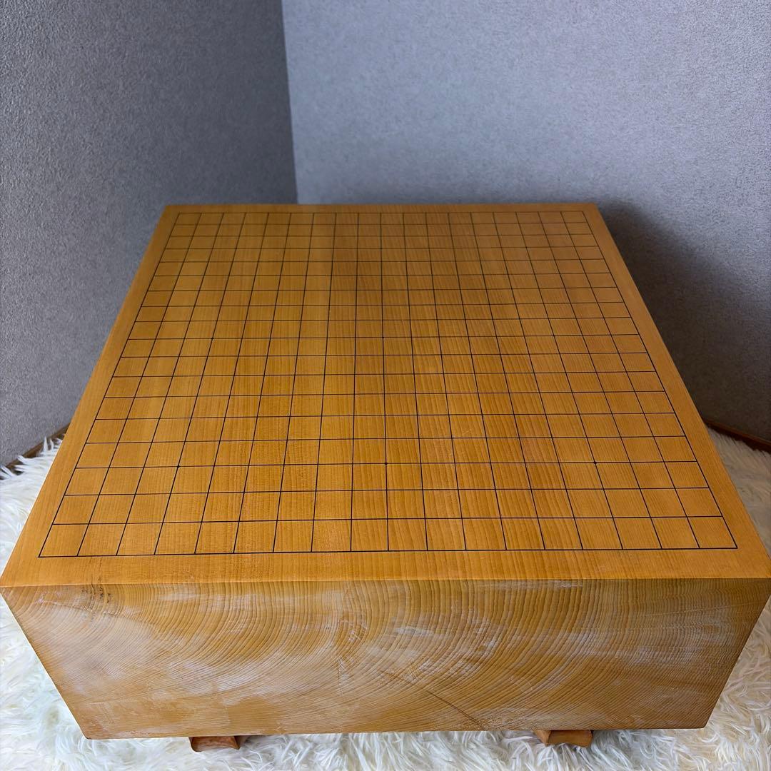 Baimei囲碁盤 本榧 天地柾目 ヘソ・脚付き 特大5.8寸