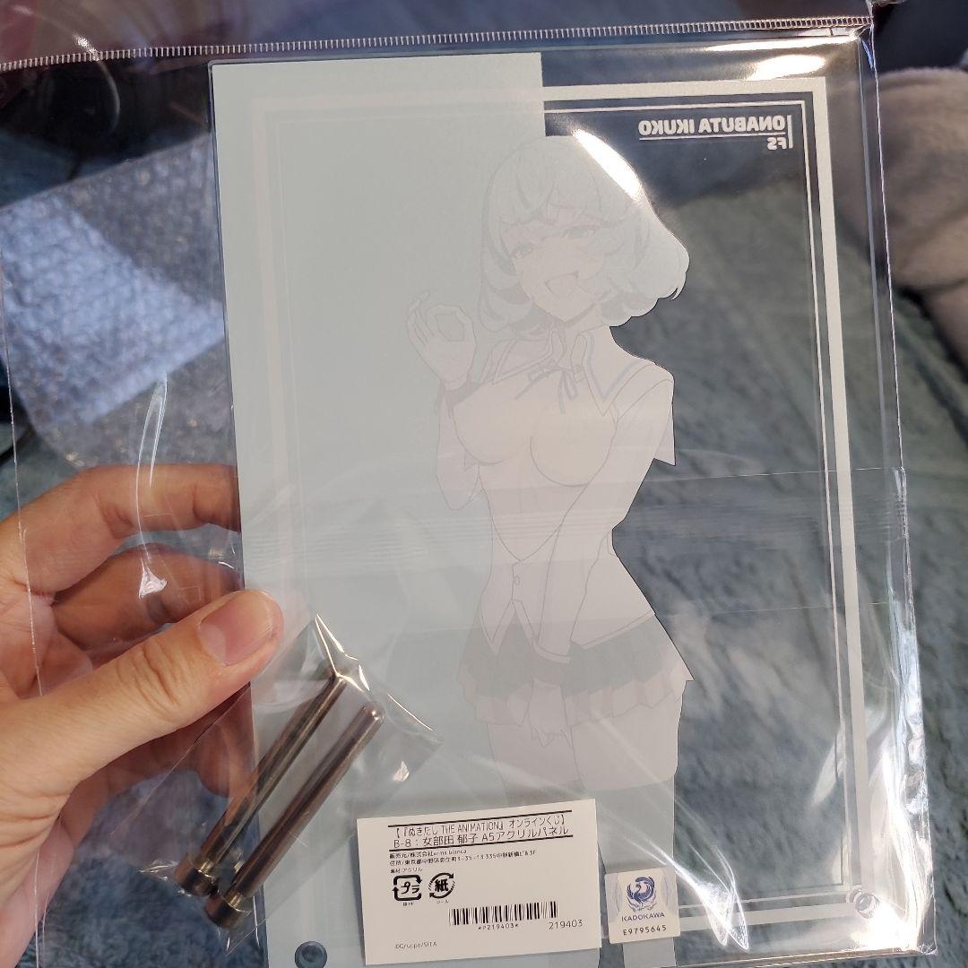 B賞いくこ A5 アクリルパネル バッジ付き