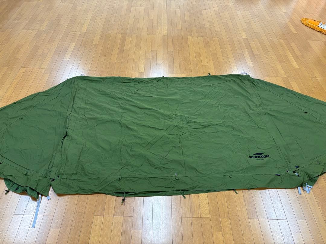 Soomloom Military tent X-large + 前幕 ペグ付き