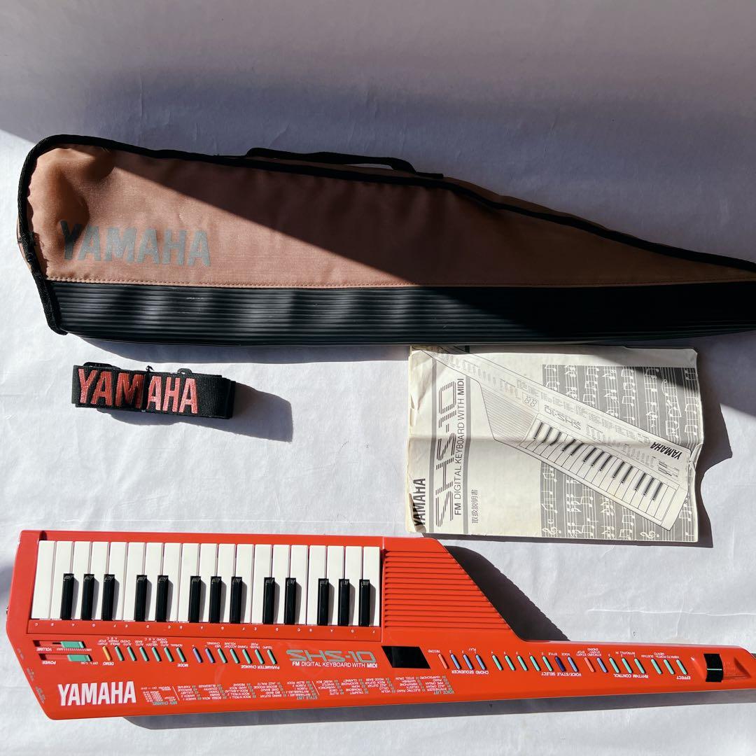 美品✨ヤマハ ショルダーキーボード SHS-10R レッド