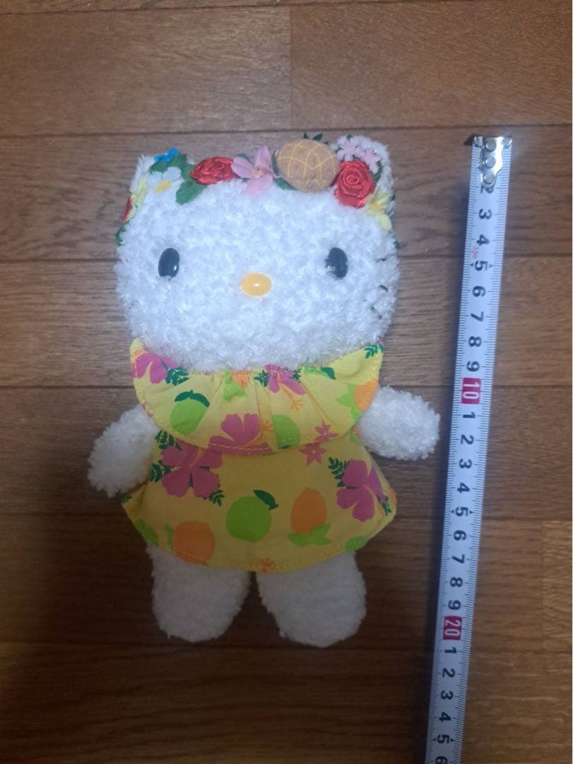 レア　ハローキティ サマーぬいぐるみハイビスカス 2001年製