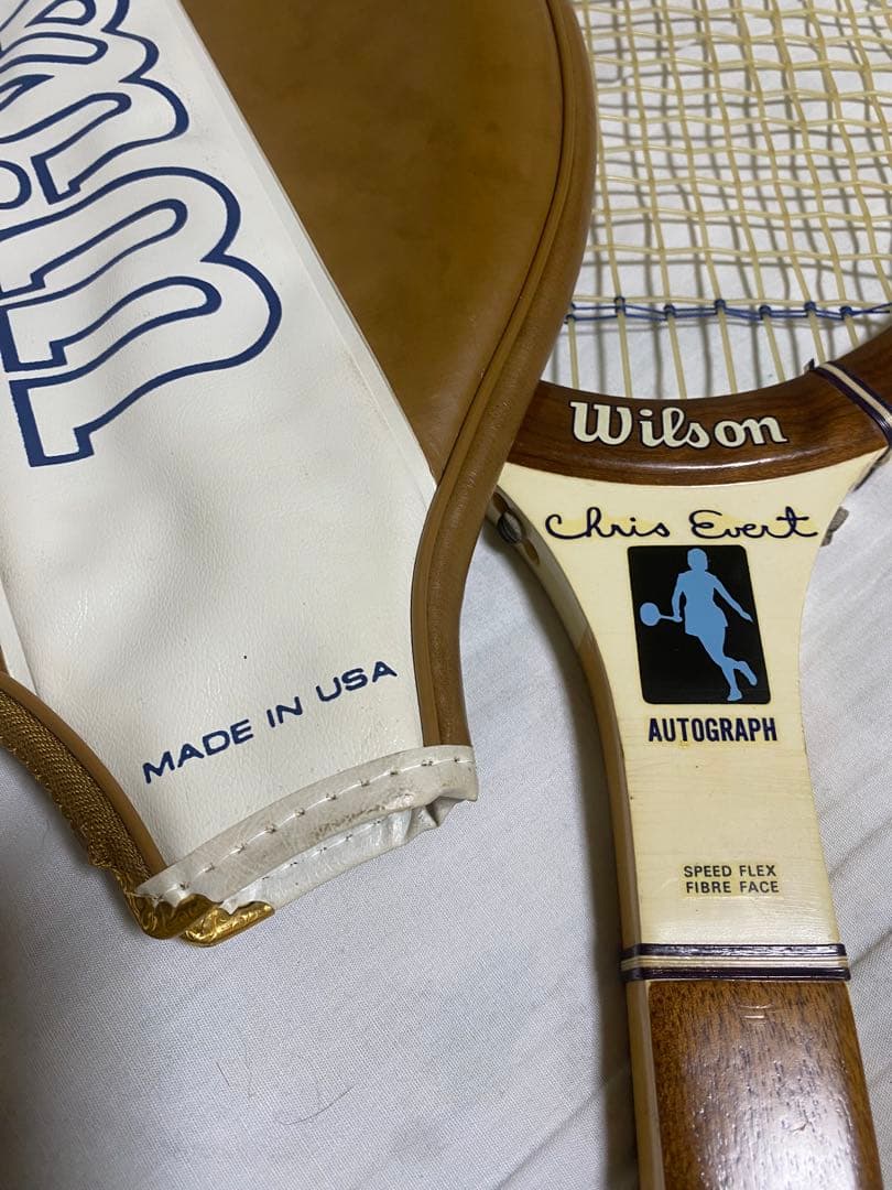 Wilson Chris Evert テニスラケット ケース付き