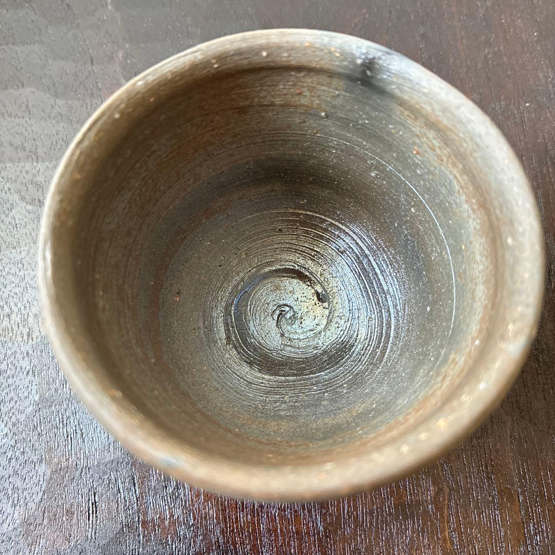 大江一人 青備前 ぐいのみ